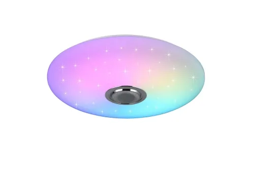 Lampa sufitowa okrągła ze zintegrowanym zmieniaczem kolorów RGB i głośnikiem Bluetooth RL R69031901 Musica LED 33W 2700 - 6500K 58cm Darmowy zwrot