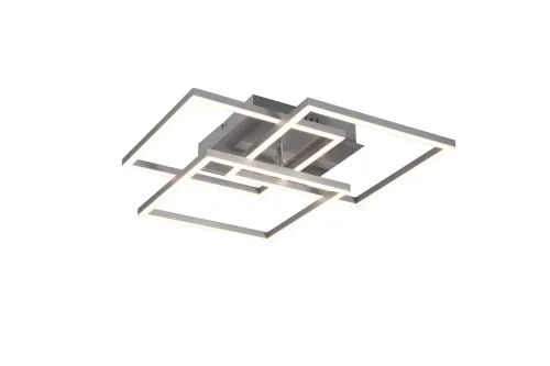 Bezpieczna płatność Lampa sufitowa o geometrycznych kształtach trzy prostokąty nikiel mat RL R62883107 Mobile LED 27W 2700 - 6000K