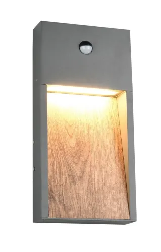 Wyprzedaż Lampa ścienna zewnętrzna na elewację ze zintegrowanym czujnikiem ruchu Trio Lighting 246969135 Salmon LED 11W 3000K