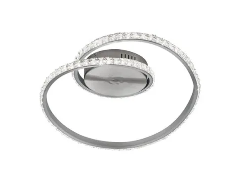 Kup teraz Lampa sufitowa spirala z kryształową osłoną i zmieniaczem kolorów RL R62021105 Rubin LED 19W 3000K