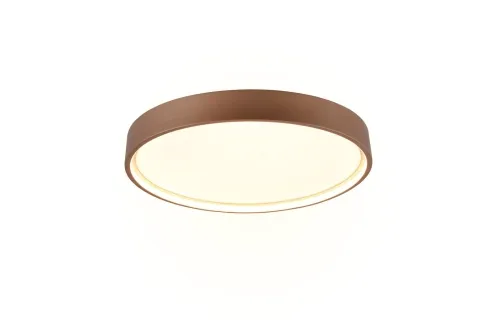 Tylko dziś Lampa sufitowa okrągła metalowa z akrylową osłoną coffee Trio Lighting 641310265 Doha LED 29W 2300+3000+4000K 45cm