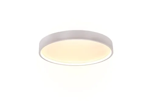 Kup online Lampa sufitowa okrągła metalowa z akrylową osłoną biały mat Trio Lighting 641310231 Doha LED 29W 2300+3000+4000K 45cm