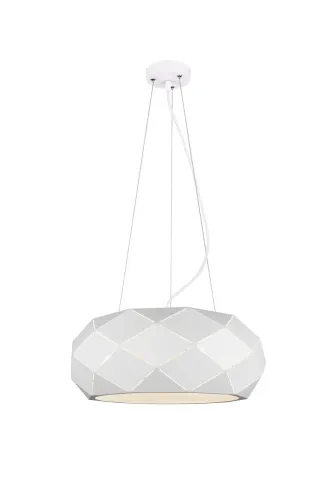 Bezpieczna płatność Lampa wisząca nowoczesna metalowa biały mat Trio Lighting 303500331 Zandor 3xE27 50cm