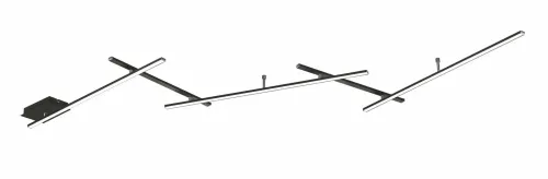 Bestseller Lampa sufitowa nowoczesna z oświetleniem pośrednim matowy czarny Trio Lighting 674610532 Indira LED 25W 3000K