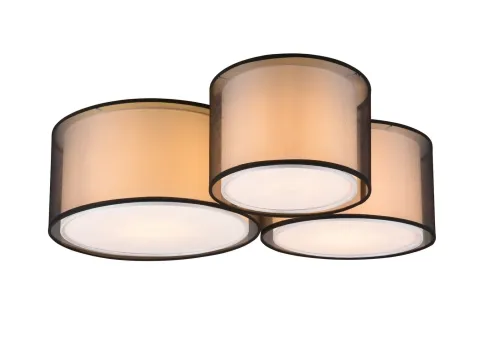 Lampa sufitowa plafon trzypunktowy Trio Lighting 611490332 Burton 3xE27 Oferta czasowa