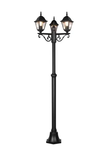 Tani Lampa zewnętrzna stojąca trzypunktowa IP44 Trio Lighting 405760332 Livenza 3xE27 200cm