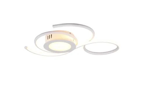 Lampa sufitowa spiralna metalowa z rozłożystą oprawą biały mat Trio Lighting 623410231 Jive LED 36W 2700 - 6000K Zamów dziś