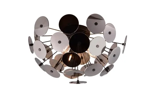 Lampa sufitowa metalowo-szklana w kształcie mniszka lekarskiego Trio Lighting 609900357 Discalgo 3xE14 54cm Promocja