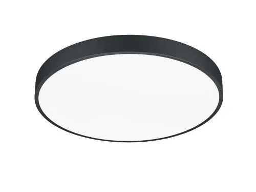 Bezpieczna płatność Lampa sufitowa minimalistyczna okrągły klosz czarny mat Trio Lighting 627415032 Waco LED 52.5W 2300+3000+4000K 49cm