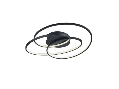 Lampa sufitowa plafon wstęga matowy czarny Trio Lighting 673916032 Gale LED 38,5W 3000K Super okazja