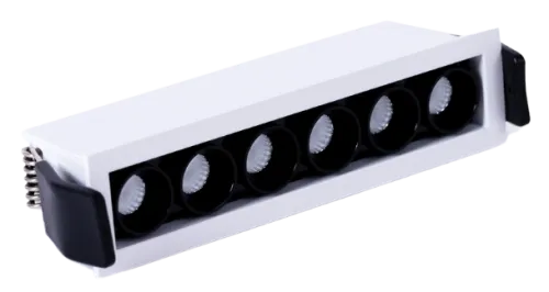 Oferta czasowa Biała prostokątna oprawa podtynkowa Loonari (Oxyled) Archi M 701393 8W 480lm CRI90 4000K 36stopni