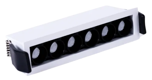 Wyjątkowa oferta Biała prostokątna oprawa podtynkowa Loonari (Oxyled) Archi M 701379 8W 480lm CRI90 3000K 36stopni