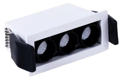 Rabat Biała prostokątna oprawa podtynkowa Loonari (Oxyled) Archi S 701331 3W 180lm CRI90 3000K 36stopni