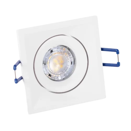 Biała kwadratowa oprawa podtynkowa GU10 Loonari (Oxyled) Crosti Qubo SQ 453282 8,2cm Oferta czasowa