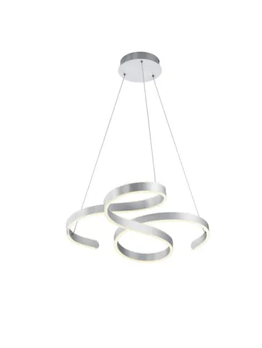 Bestseller Lampa wisząca wstęga szczotkowane aluminium Trio Lighting 371310105 Francis LED 48W 3000K