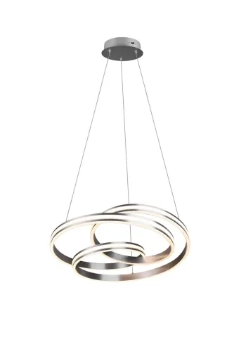 Nowy Lampa wisząca wstęga matowy nikiel Trio Lighting 326210107 Nuria LED 60W 2300K+3000K+4000K