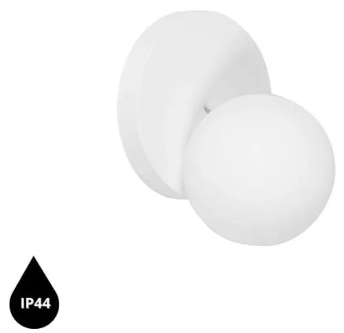 Biała lampa ścienna / kinkiet z podwyższoną szczelnością IP44 do łazienki UMMO RFA110S0 REFA A Ekspresowa dostawa