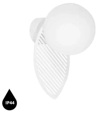 Biała lampa ścienna / kinkiet z podwyższoną szczelnością IP44 do łazienki UMMO FYB110S0 FYLLO B Wyjątkowa oferta