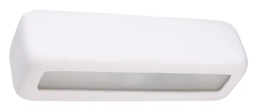 Biały ceramiczny obustronnie świecący kinkiet sześcian Sollux Lighting SL.0840 Subani E27 Oferta limitowana