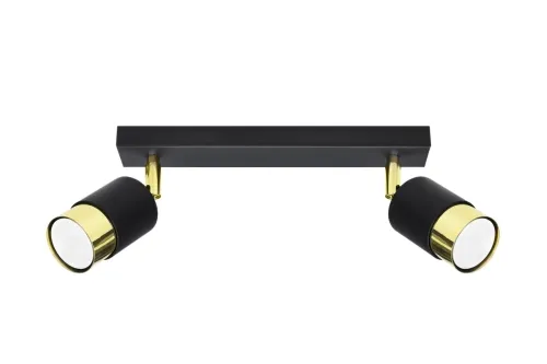 Nero 2 Plafon Sollux Lighting SL.1070 czarny/złoty Taniej