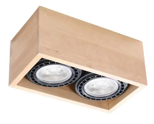 Dodaj do koszyka Quatro 2 Plafon Sollux Lighting SL.0916 naturalne drewno