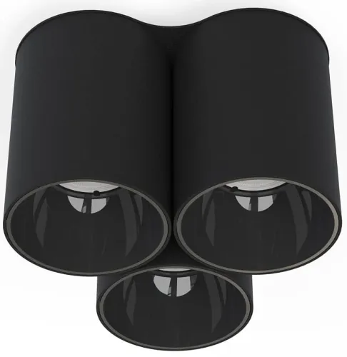 Czarna lampa sufitowa potrójna tuba walec Nowodvorski 8091 Mono III 3xGU10 Obniżka ceny