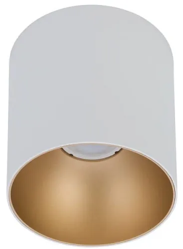 Biało złota lampa sufitowa punktowa spot walec Nowodvorski 8221 Point Tone GU10 12,5cm x 12,7cm Zamów dziś