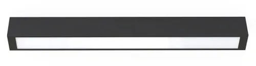 Czarna podłużna prostokątna lampa sufitowa Nowodvorski 7597 Straight Ceiling S LED T8 11W 3000K 62cm Darmowy zwrot