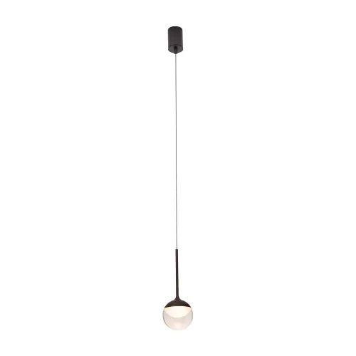 Czarna lampa wisząca kula do łazienki Max Light P0416 Zoom LED 6W 3000K IP44 Szybka wysyłka