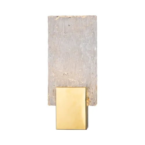 Złoty kryształowy kinkiet Max Light W0289 Vetro LED 3W 3000K CRI90 Darmowy zwrot
