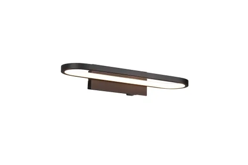 Lampa ścienna kinkiet Trio 283770132 Gianni LED 17W 3000K włącznik czarna Do wyczerpania zapasów