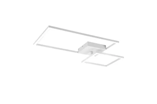 Lampa sufitowa nowoczesna linearna geometryczna prostokątna biała z regulowaną jasnością RL R62642131 Padella LED 25W 3000K 63cm Tylko do końca tygodnia