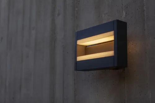 Zewnętrzna lampa ścienna kinkiet na elewację Lutec 5107001118 Conroy LED 15W 3000K IP54 Ekspresowa dostawa