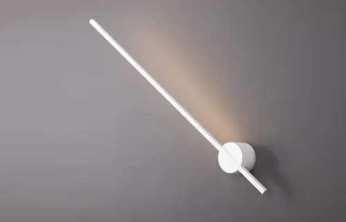 Biały podłużny kinkiet lampa ścienna z okrągłym mocowaniem Max Light W0212 Spider LED 8,4W 3000K 79cm Łatwy zwrot