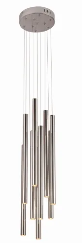Taniej Lampa wisząca chromowane walce tuleje Max Light P0206d Organic LED 10x1W 3000K