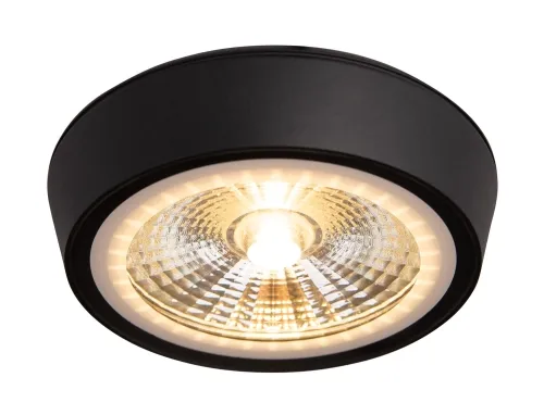 Czarny okrągły plafon łazienkowy Max Light C0208 Charon LED 12W 1056LM 3000K CRI90 IP65 12,8x3cm Kup teraz