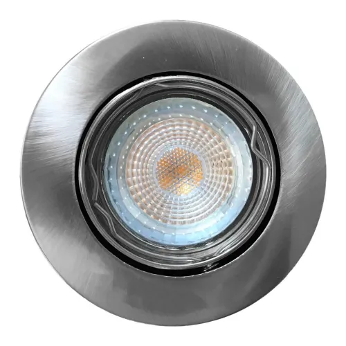 Lampa sufitowa Podtynkowa Nordlux 71820132 Mixit GU10 IP23 8,5cm stal szczotkowana Najlepsza cena