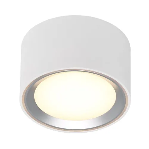 Wybór klientów Lampa sufitowa okrągła spot Plafon Nordlux 47540132 Fallon LED 8,5W 2700K ściemniacz 6cm x 10cm biały stalowy