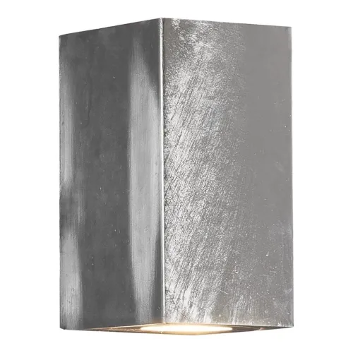 Ostatnie sztuki Lampa ścienna zewnętrzna kinkiet ogrodowy Nordlux 49731031 Canto Maxi Kubi 2 IP44 2xGU10 8,5cm x 16cm galwanizowana