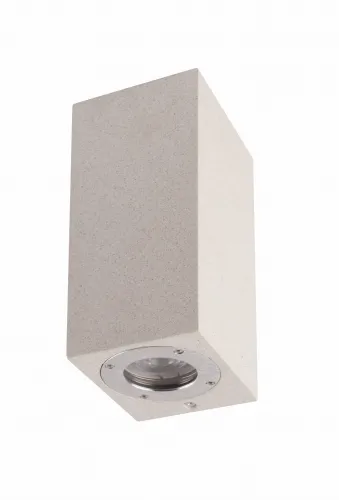 Hit sprzedaży Lampa ogrodowa sufitowa tuba prostokątna kwadratowa biała Mantra 7182 Levi GU10 18cm