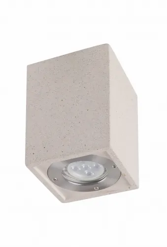 Lampa ogrodowa sufitowa tubka kwadratowa biała Mantra 7186 Levi GU10 13cm Szybka wysyłka