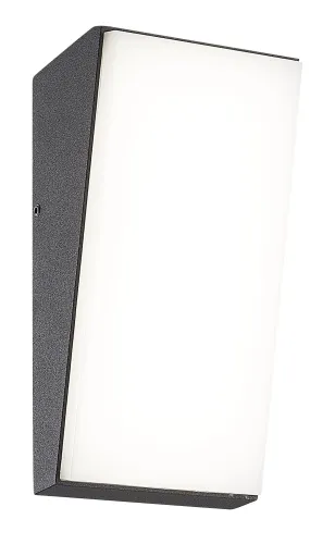 Lampa ogrodowa ścienna na elewację czarny prostokąt Mantra 7072 Solden LED 9W 3000K 17cm Bestseller