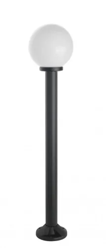 Czarna zewnętrzna lampa stojąca z szklaną kulą SU-MA K 5002/2/K 200 Kule E27 IP43 120cm Rabat