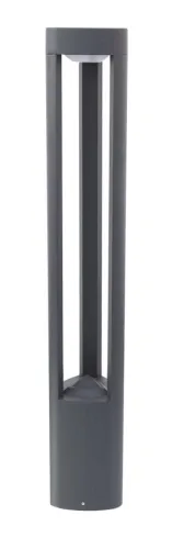 Taniej Popielaty słupek oświetleniowy SU-MA GL 11205 Fan GX53 IP54 80cm