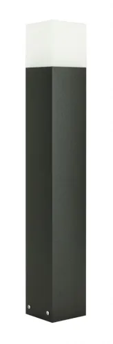 Wyprzedaż Czarny słupek oświetleniowy SU-MA CB-MAX 700 BL Cube Max E27 IP44 70cm