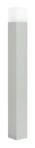 Srebrny słupek oświetleniowy SU-MA CB-MAX 1000 AL Cube Max E27 IP44 100cm Zamów dziś