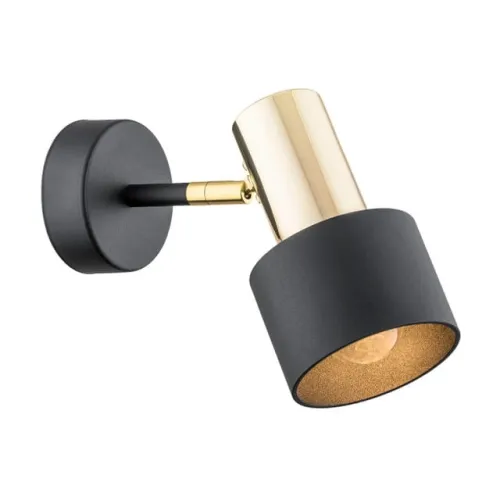 Lampa ścienna kinkiet regulowany Argon 4265 Doria E27 czarny mosiądz Super okazja